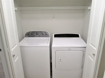 Washer and dryer included